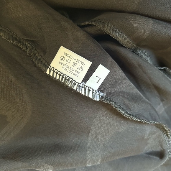 Black Textured Sheer Sleeve Dress - Picture 6 of 6